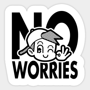 NO WORRIES (Lite) Sticker